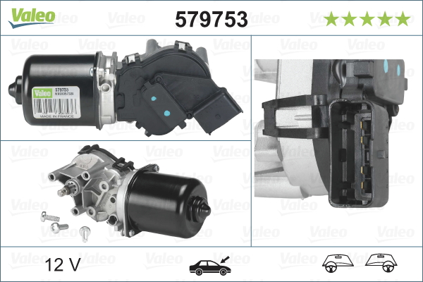 Wiper Motor - 579753 VALEO